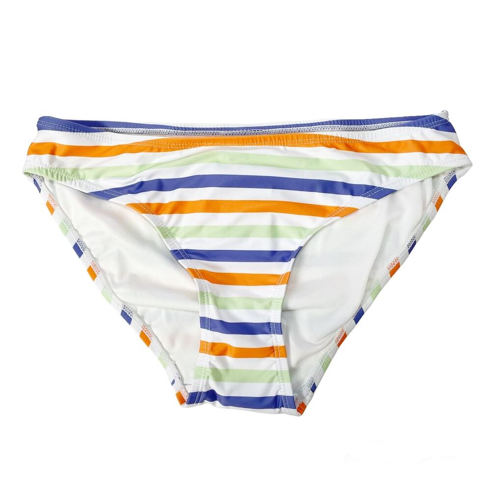 Andie Bikini Bottom Women XS Multicolor Striped Swimwear Vacation Cruise Resort